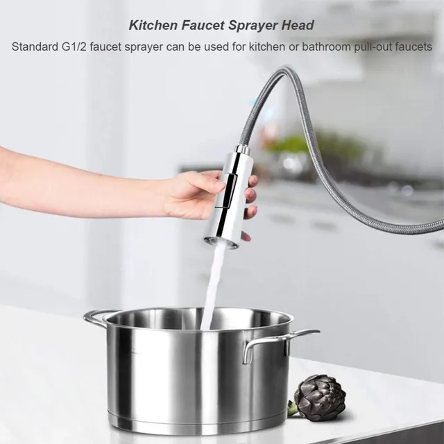 Robinet de cuisine pomme de douche extractible pomme de… – vue 3
