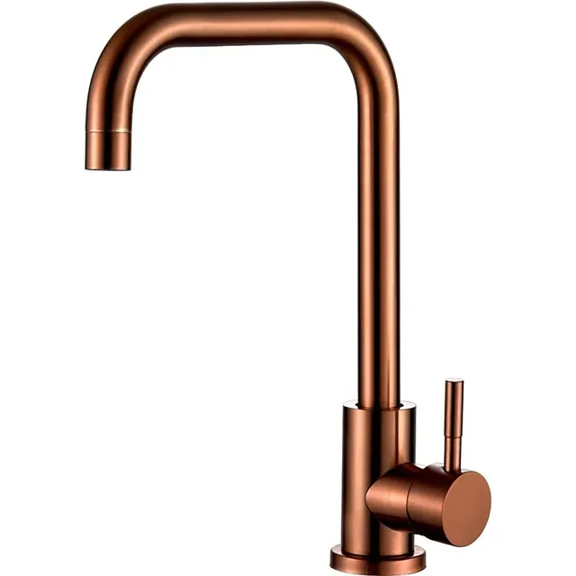 Robinet de cuisine de luxe en or Rose – vue 2