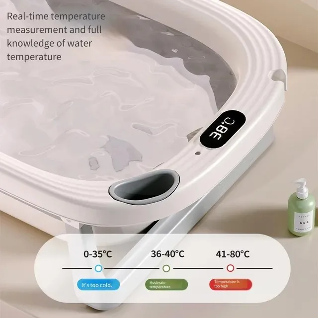 Bassin de douche pour bébé sensible à la température – vue 3