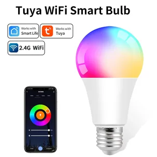 Ampoule WiFi intelligente Alexa lampe à LED 220V 110V 20W 15W 10W E27…