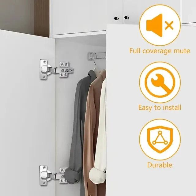 Charnière Non hydraulique en acier inoxydable – vue 5