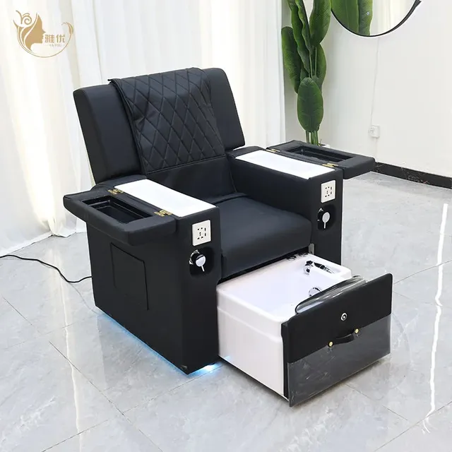 Fauteuil pédicure spa professionnel cuir synthétique… – vue 5