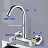 Robinet mitigeur de cuisine mural – vue 5