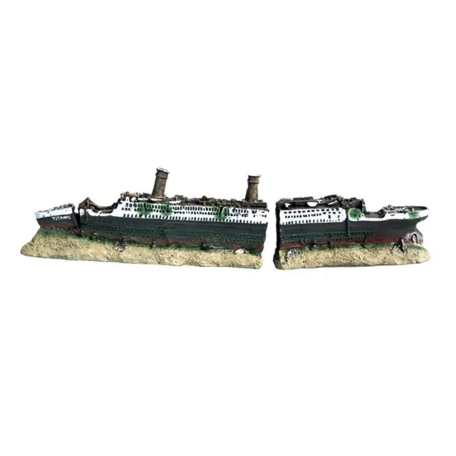 Épave Titanic résine naturelle décoration aquarium… – vue 3