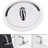 Pommeau de douche à effet de pluie carré/rond chromé de… – vue 3