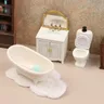 1/12 maison de poupée Simulation baignoire toilette… – vue 1