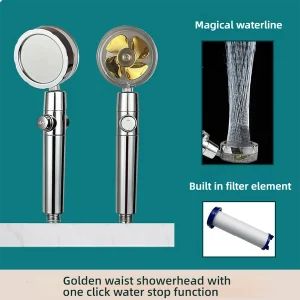 Pommeau de douche haute pression, salle de bain à domicile, salle de douche, Booster, filtre de douche à pluie, buse de pulvérisation, économie d&rsquo;eau de haute qualité