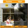 1/2/4/6 pièces 100 mur LED lumières lampe solaire… – vue 5