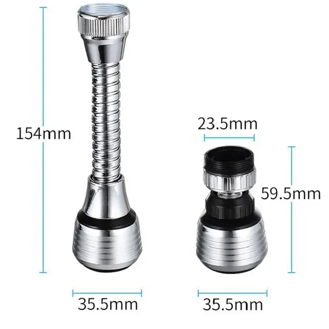 360 ° Extension de robinet de cuisine à réglage – vue 6