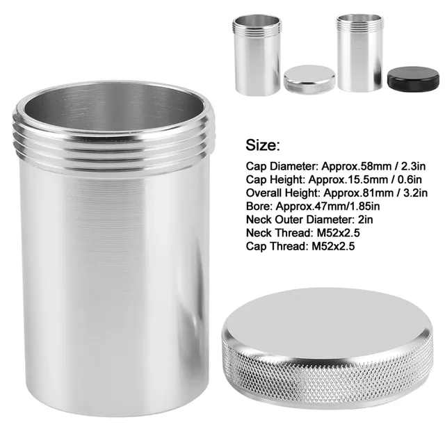 Bouchon soudable alliage aluminium 2 pouces fileté… – vue 2