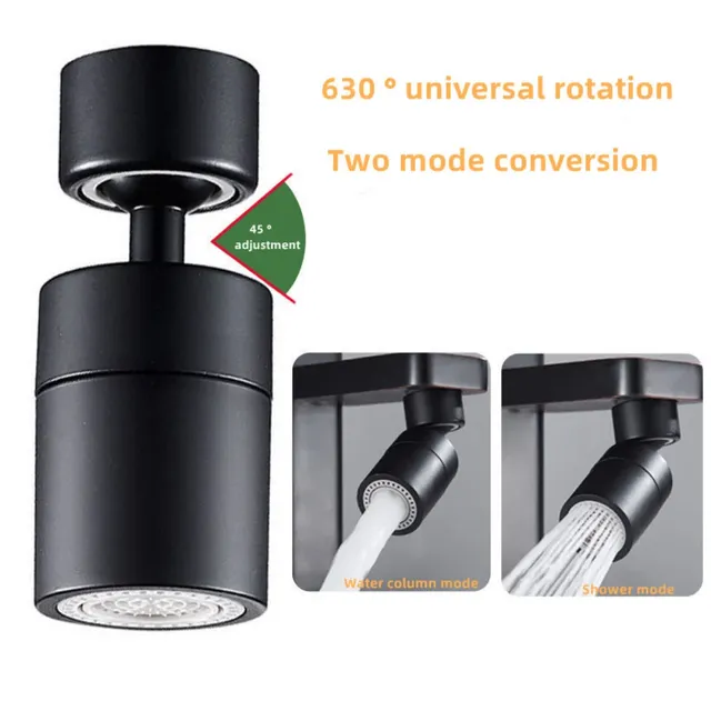 Robinet de cuisine aérateur noir Mode 360 ° 2 – vue 3