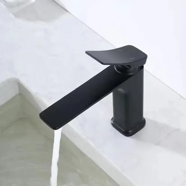 Mitigeur lavabo monocommande laiton brossé mat bec… – vue 5
