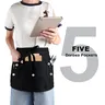 Tablier serveur professionnel court unisexe demi taille… – vue 4