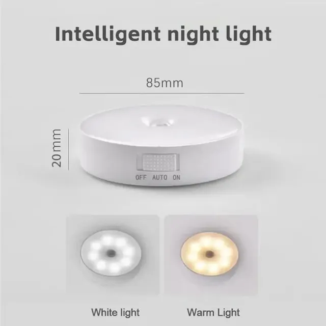 Veilleuse LED intelligente à capteur de corps humain – vue 5