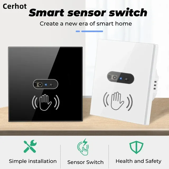 Cerhot Tuya WiFi commutateur intelligent vague Senssor… – vue 2