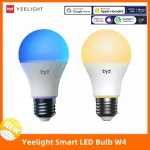 (Version mondiale) ampoule LED intelligente Yeelight W4 E27 220-240 V variable WIFI connecter commande vocale maison intelligente pour HomeKit Google