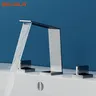 Robinet de lavabo cascade avec deux poignées – vue 5