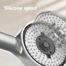 Pommeau de douche rond noir haute pression – vue 4