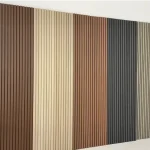 Panneau mural extérieur Durable WPC, panneau Vertical étanche moderne pour cour ou appartement, mur moderne