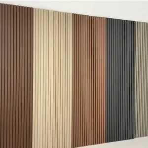 Panneau mural extérieur Durable WPC, panneau Vertical étanche moderne pour cour ou appartement, mur moderne