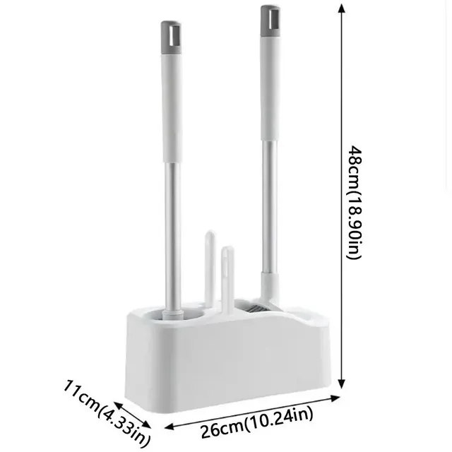 Brosse de toilette 4 en 1 à Long manche – vue 6