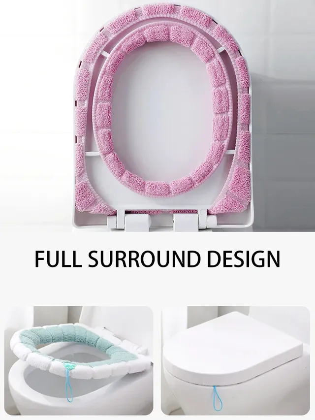 Housse siège toilette rembourrée chaude confortable… – vue 4