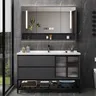 Meuble de salle de bain noir