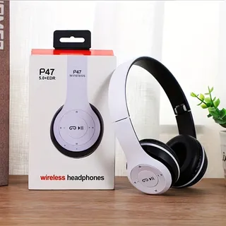 Casque sans fil bluetooth pliable arceau réglable circumaural…