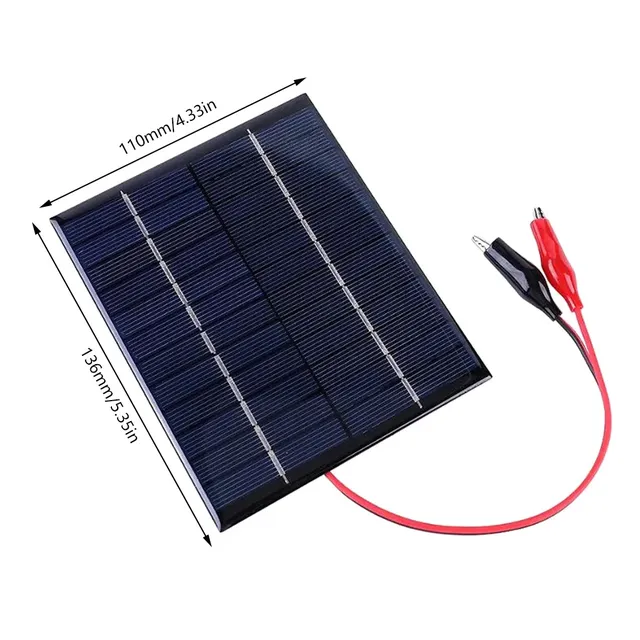 Panneau solaire étanche 5W 12V – vue 6