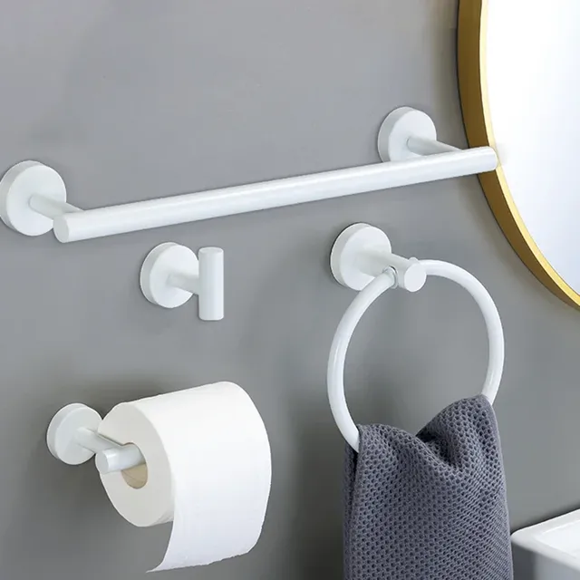 Ensemble accessoires salle bains murale acier inox…