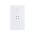 Prise américaine WiFi interrupteur d&rsquo;éclairage intelligent contrôle tactile App contrôle commutateurs de lumière LED simple télécommande ouverte interrupteur à capteur tactile