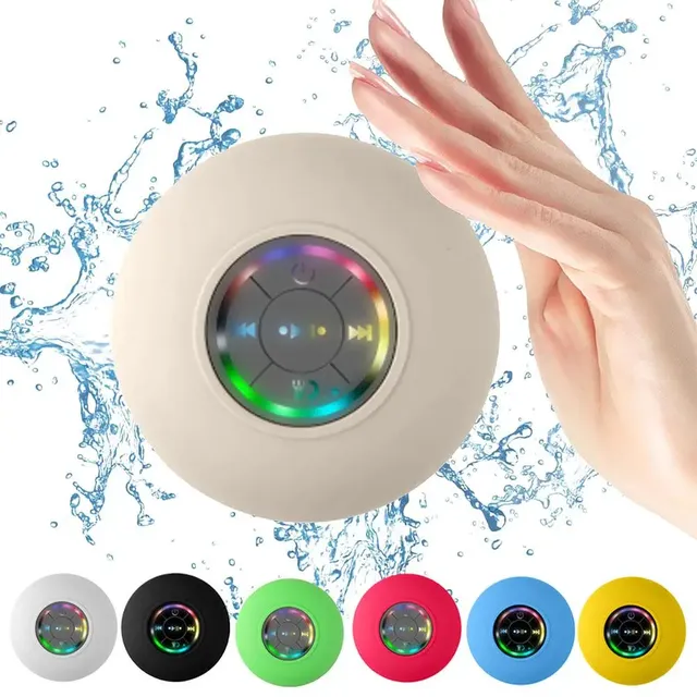 Haut-parleur Bluetooth étanche pour salle de bain – vue 2