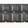Porte serviettes mural aluminium argent mat bras… – vue 6