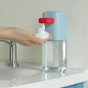 Distributeur automatique de savon en mousse sans contact, Rechargeable, Intelligent, Machine de désinfectant pour les mains à Induction, Durable et étanche Distributeur automatique de savon en mousse sans contact, Rechargeable, Intelligent, Machine de désinfectant pour les mains à Induction, Durable et étanche
