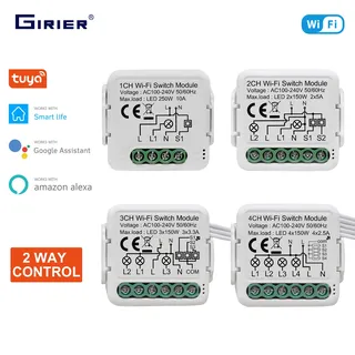 GIRIER-Tuya WiFi Smart Light Switch