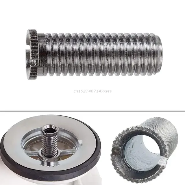 Vis filetée cylindrique cuivre électroplaqué argenté… – vue 3