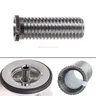Vis filetée cylindrique cuivre électroplaqué argenté… – vue 3