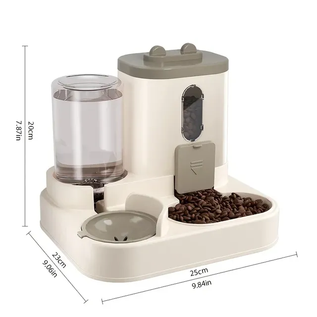Distributeur d'eau et de nourriture pour chat 2 en 1 – vue 6