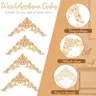 Appliques bois sculpté baroque rococo arabesques… – vue 6