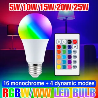 Ampoule LED multicolore RGB 25W