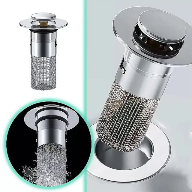 Bouchon évier clicclac bonde panier filtre inoxydable… – vue 4