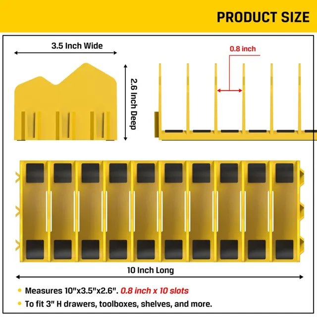 Support de rangement pour pinces – vue 6