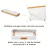 Porte-papier hygiénique pliable de grande capacité blanc… – vue 2