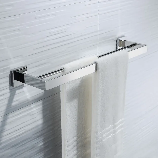 Porte-serviettes en acier inoxydable et Nickel – vue 3