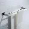 Porte-serviettes en acier inoxydable et Nickel – vue 3
