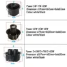 Downlights LED à intensité variable Projecteurs Puce COB… – vue 3