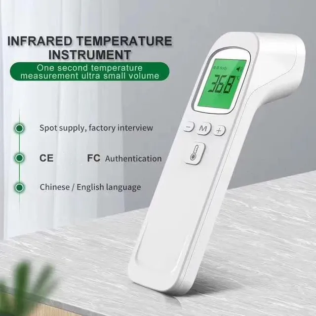 Thermomètre infrarouge numérique sans contact médical… – vue 6