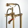 Robinet de baignoire autoportant en laiton Antique – vue 4