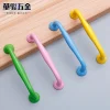 Boutons d&rsquo;armoire de cuisine poignées couleur bonbon poignée de meuble pour tiroir d&rsquo;armoire tire poignée en alliage d&rsquo;aluminium matériel 96/128mm