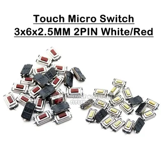 Micro interrupteur tactile momentané CMS profil bas 3x6x2 5mm deux…